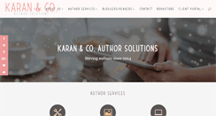 Desktop Screenshot of karanandco.com